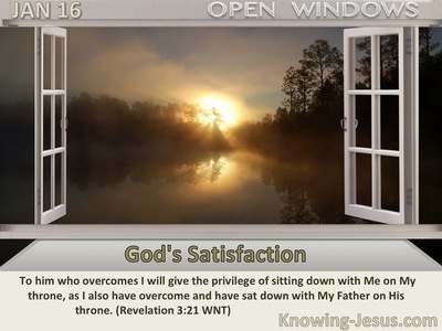God's Satisfaction
